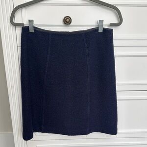 Boden Textured Navy Mini Skirt - Sz 4